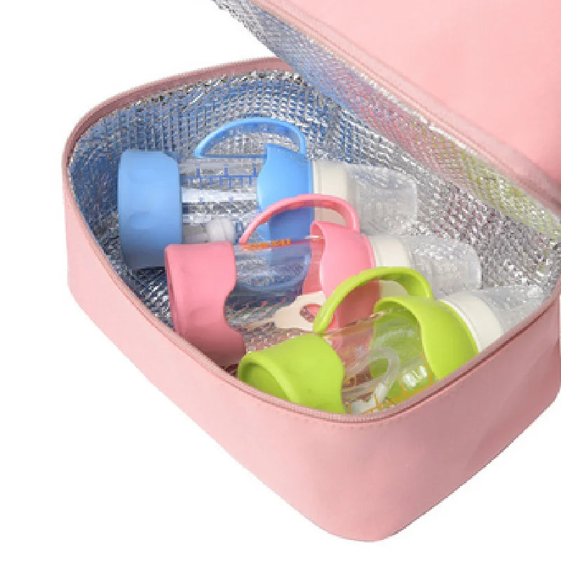 Double-Layer Breast Milk Storage Bag – Insulated Breastfeeding Cooler for Fresh Preservation, Maternity Pump Travel Bag