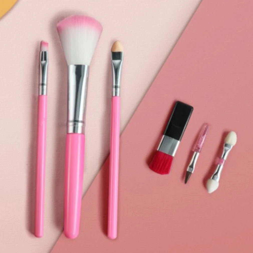 Kids Pretend Makeup Set - Princess Cosmetics Toy Kit with Lipstick & Eyeshadow for Girls