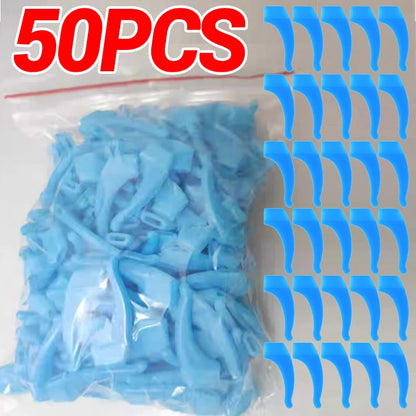 Anti-Slip Silicone Ear Hooks for Glasses | Elastic Eyewear Grip, Temple Holder & Fastener Accessories