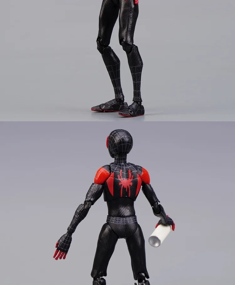 Miles Morales Spider-Man Action Figure — Into the Spider-Verse Collectible Toy for Kids Gift