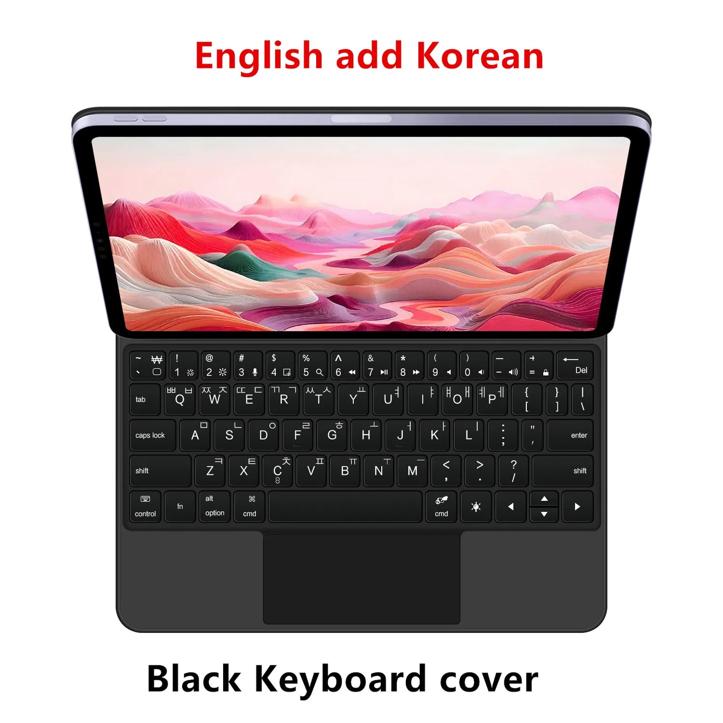 Backlit Magic Keyboard Case for iPad — Multi-Touch Smart Keyboard Folio for 11" iPad 11th Gen & 10.9" iPad 10th Gen
