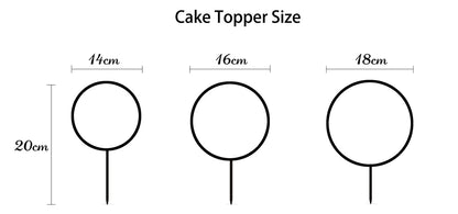 Personalized Acrylic Wedding Cake Topper – Custom Script with Date, Rustic Party Cake Decoration
