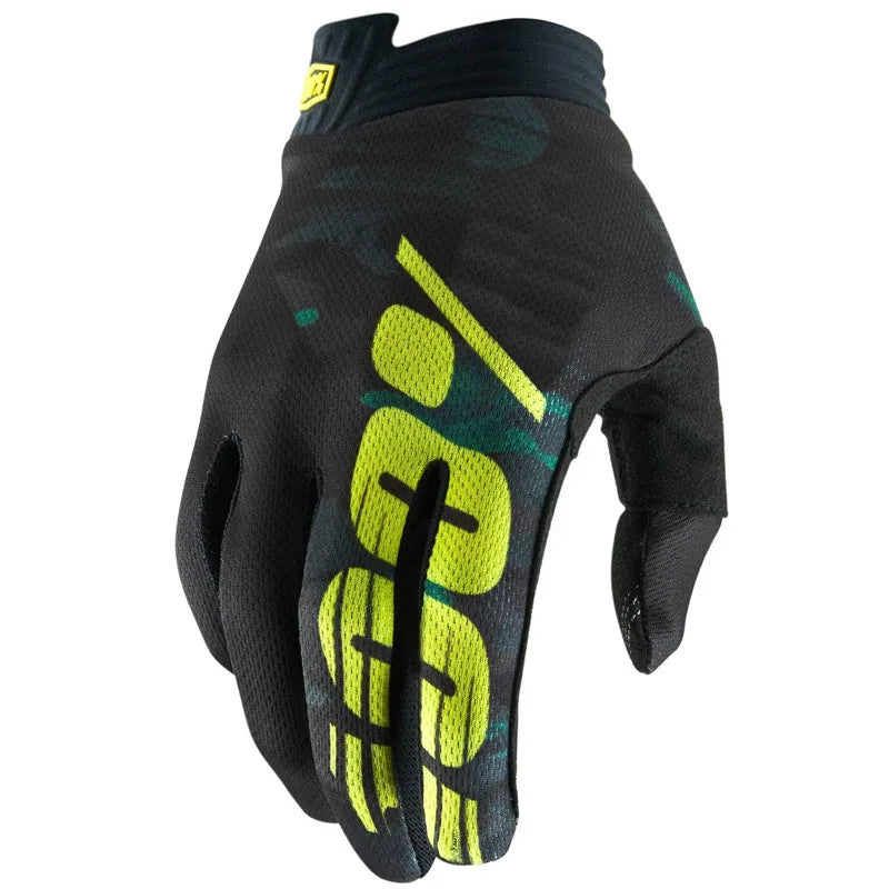 JET Full-Finger MTB Cycling Gloves - Breathable Touchscreen Motocross, BMX & Mountain Bike Riding Gloves