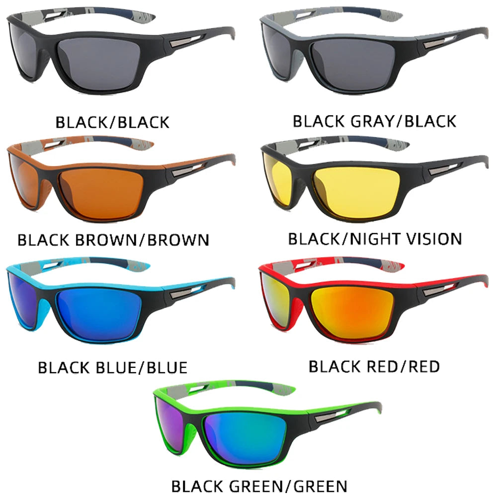 NEWBOLER Polarized Fishing Sunglasses: Men's Driving Shades for Hiking & Fishing - Classic Sun UV400 Eyewear