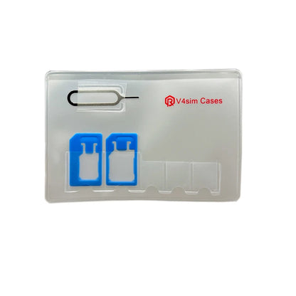 Portable SIM & Memory Card Storage Box — Micro, Nano SIM Card Protector Holder