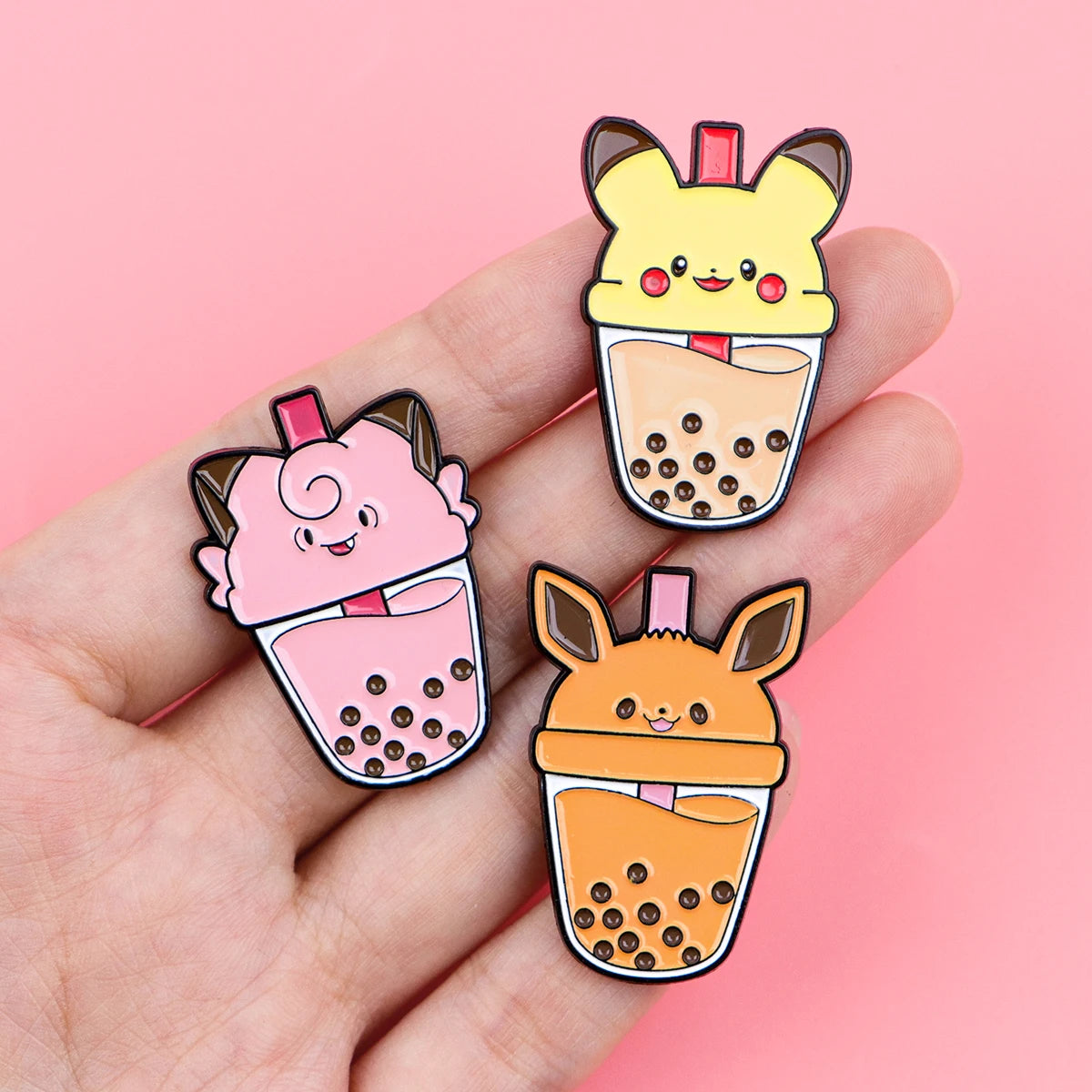 Cute Duck Enamel Pin Set - Cartoon Animal Lapel Brooches for Coats, Bags & Gifts