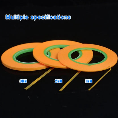 Model Spraying Ultra Fine DIY Masking Tape 1mm/2mm/3mm Wide - 18m Special Coating Covering Tape