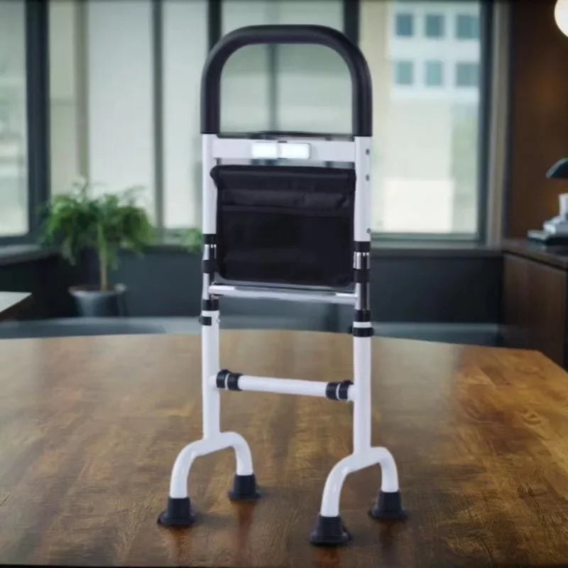 Elderly Stand-Up Assistance Device – Height Adjustable Lifting Armrest Handrail for Bedside Support