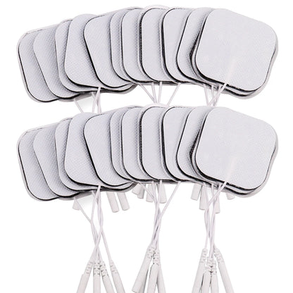 100/50pcs 5x5cm Muscle Stimulator Electrode Pads – Self-Adhesive Non-Woven Replacement for TENS Therapy Machines