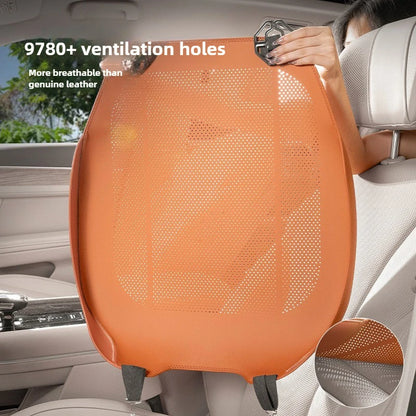 Universal Car Seat Cushion - Four-Season Breathable Cooling Seat Pad with Full-Coverage Comfort Design