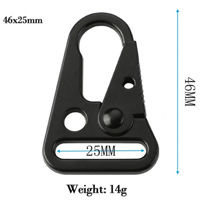 Aluminum Eagle Hook Carabiner Buckle – 10 Sizes Outdoor Climbing Strap Clip Tool