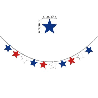 American 4th of July Party Decorations Set – Independence Day Banner, Balloons & Table Supplies for Patriotic USA Theme Celebration