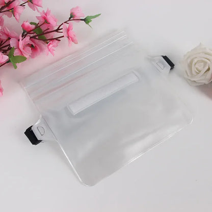 3-Layer Waterproof Phone Dry Bag - Large Transparent Underwater Protective Pouch for iPhone & Mobile Phones