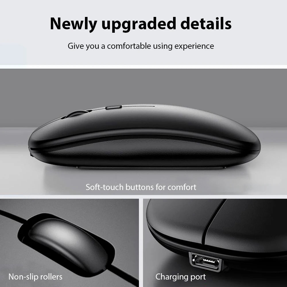 Mini Bluetooth Wireless Keyboard Set - Universal Phone Tablet iPad Keyboard and Mouse Accessories
