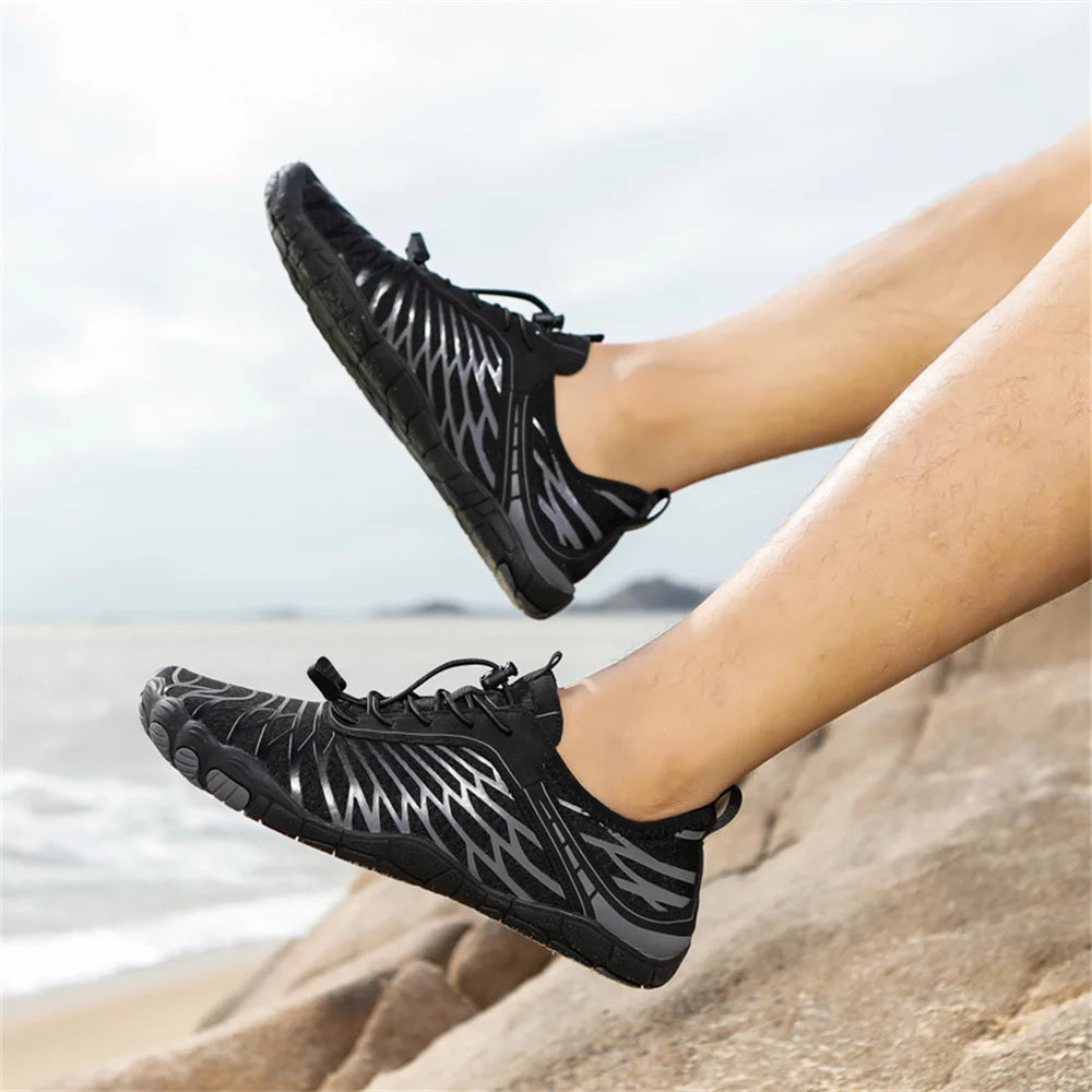 Unisex Aqua Water Shoes – Anti-Slip Quick-Dry Barefoot Sneakers for Beach, Swimming, Wading & Outdoor Activities