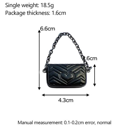 1:12 Dollhouse Miniature Shoulder & Crossbody Bags – Decorative Toy Accessories for Dollhouse Collectors