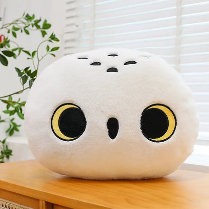 Hedwig Plush Doll - 40cm Cute Wizarding Owl Stuffed Pillow & Bag Pendant Gift
