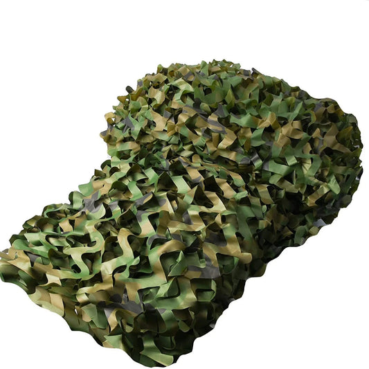 Camouflage Net Bulk Roll - Shade Net for Hunting, Home Decor, Paintball, Bird Watching Camping Car Cover