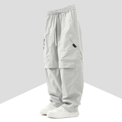 Men’s Harajuku Casual Pants - Loose Fit Elastic Waist Outdoor Walking & Hiking Trousers
