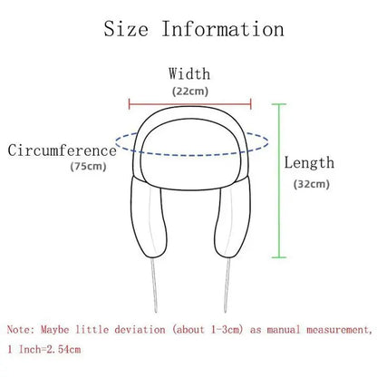 Kids Winter Ushanka Hat - Warm Cartoon Anime Earflap Cap for Boys & Girls