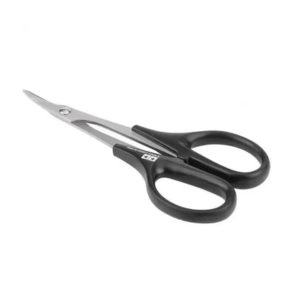 TAMIYA 74005 Stainless Steel RC Scissors – Curved Body Shell Cutting Tool for RC Cars, Boats & Model Crafting