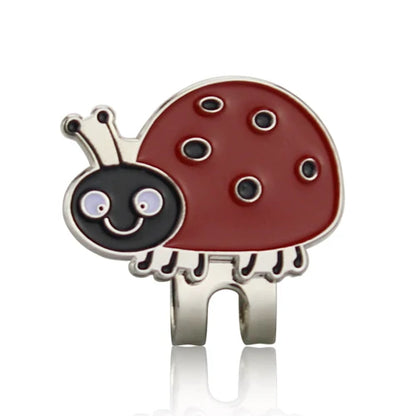 Golf Ball Marker with Hat Clip – Magnetic Alloy Marker, Tiger Putter Flog Glass & Lucky Clover Gift for Golfers