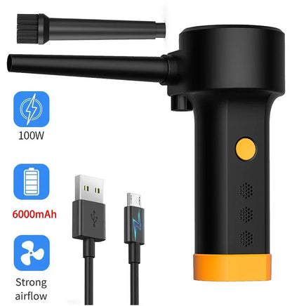 500W Electric Air Duster – Powerful Air Blower for PC, Computer, Keyboard Cleaning | Replaces Compressed Air Spray
