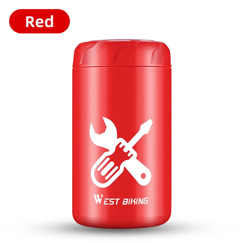 WEST BIKING Bicycle Repair Tool Capsule – Portable Waterproof Toolkit with Bottle Cage for MTB & Road Bikes