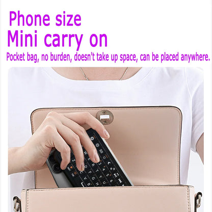 Mini Keyboard Gyroscope – Dual Mode 2.4G & BT5.0 Backlit Wireless Remote for Android, Smart TV, PC