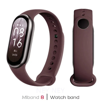 Sport Silicone Strap for Xiaomi Mi Band 9/8 NFC – Replacement Smartwatch Wristband Bracelet