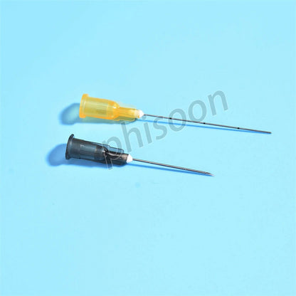 Fine Micro Korea Cannula Needle Tips – 18G-30G Syringe Endo Needles, Plain & Notched Ends, 2PCS/Pack, 10-Pack