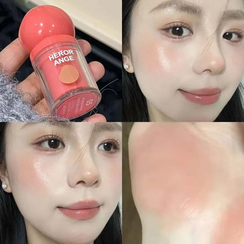 Herorange Dewy Liquid Blush - Blendable, Waterproof Radiant Cheek Tint for Everyday Makeup and Special Occasions