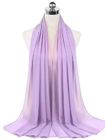 Women’s Solid Chiffon Instant Hijab – Ready-to-Wear Islamic Scarf, Muslim Shawl & Arab Head Wrap
