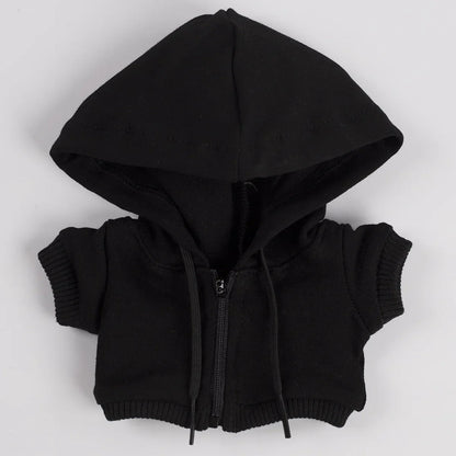 15/17cm Labubu Doll Hooded Zipper Sweatshirt Outfit Set – Stylish Ropa Accessories