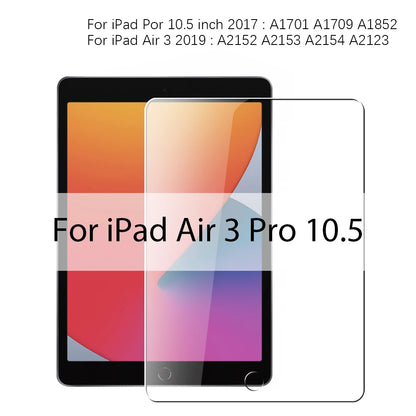 Tempered Glass Screen Protector for iPad — Compatible with iPad Pro, Air, Mini (6th–13th Gen, 11–12.9")