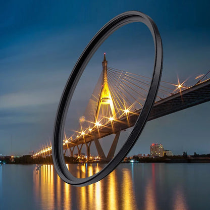 Lightdow 6 Line Star Lens Filter – Available in Sizes 49mm 52 55 58 62 67 72 77 82mm for Canon, Nikon, Sony DSLR Cameras