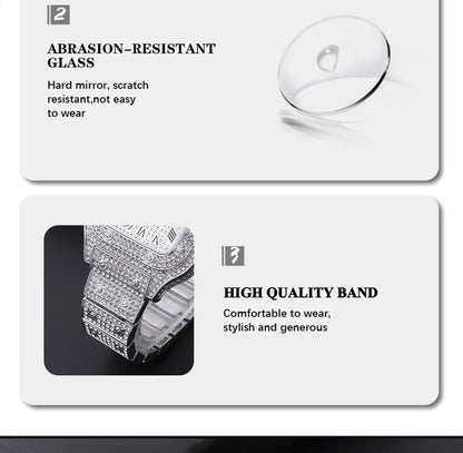 Luxury Silver Stainless Steel Quartz Watch for Men – Dainty Business Casual Wristwatch