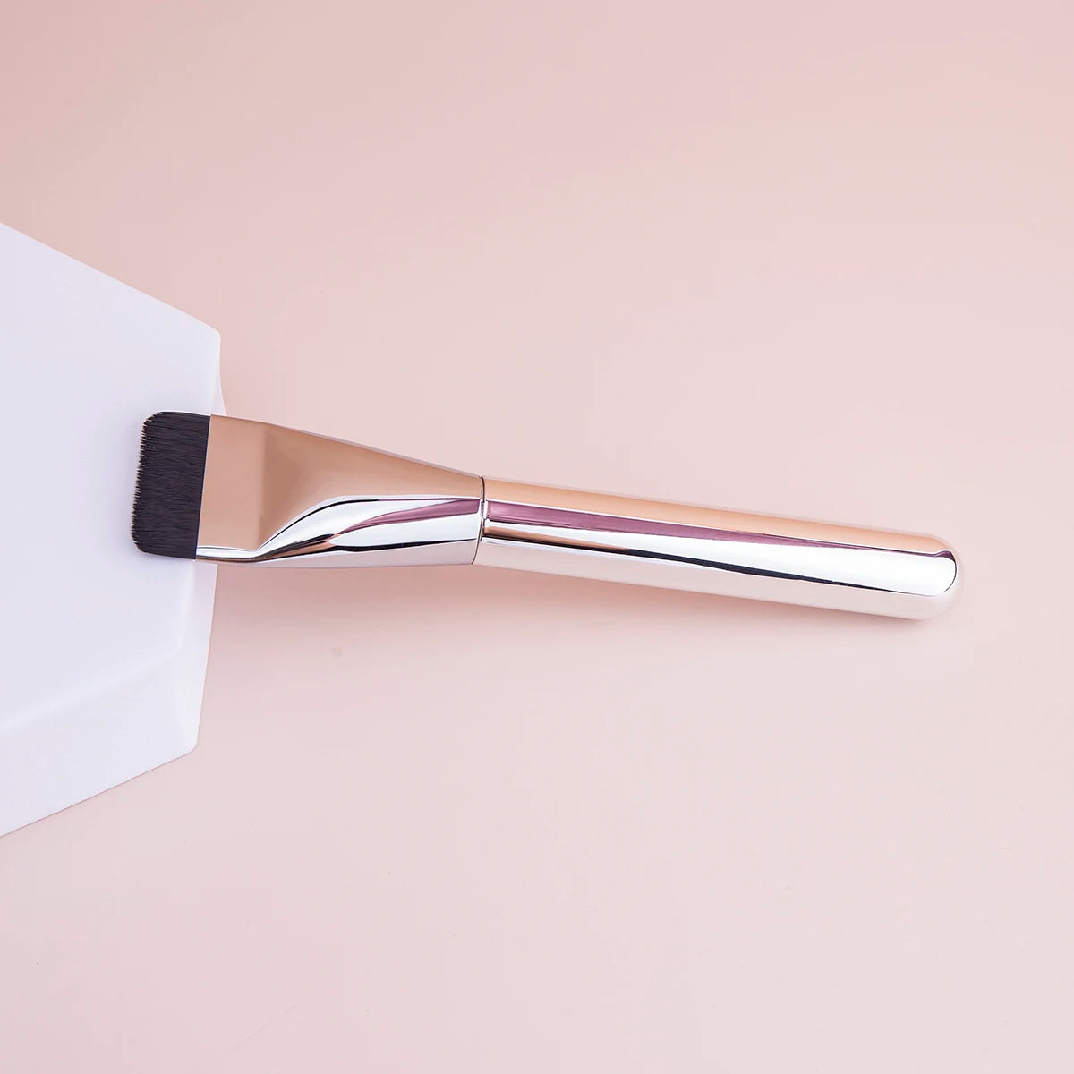 Ultra Thin Foundation Brush – Lightweight Flat Contour Brush for Blending Foundation, Cream, and Makeup
