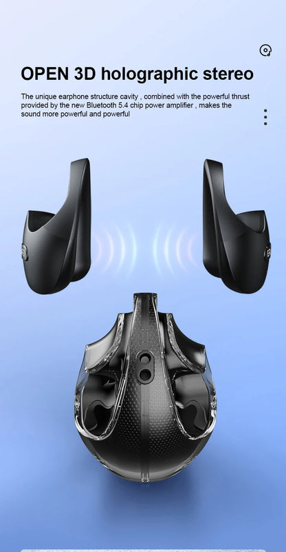 MINISO X15Pro AI Translator Earbuds — Bluetooth Wireless Sports Headphones, Waterproof HD Call Earphones with Mic