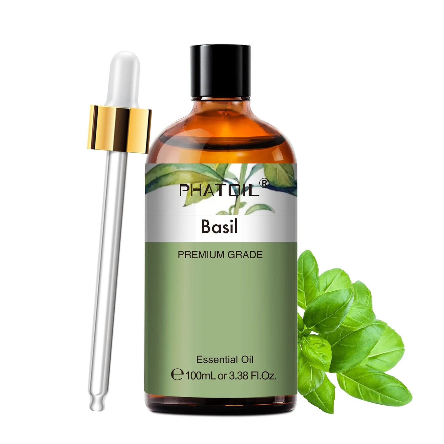 PHATOIL 100ml Aromatherapy Essential Oil Set – Lavender, Rose, Vanilla, Eucalyptus, Sandalwood & Pine Needles for Diffusers & Candle Making