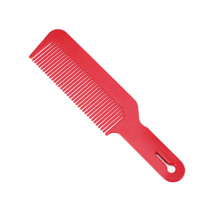 Portable Hairdressing Comb – Wide Tooth Flat Top Clipper Comb for Oil Head Styling & Heat-Resistant Use