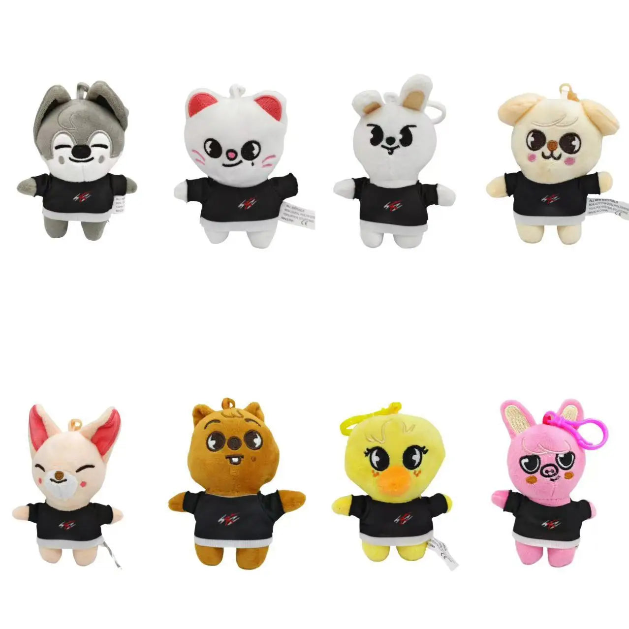 Stray Kids SKZOO Plush Keychain – Cute Pendant Doll Toy, Couple Gift for Christmas & Birthday