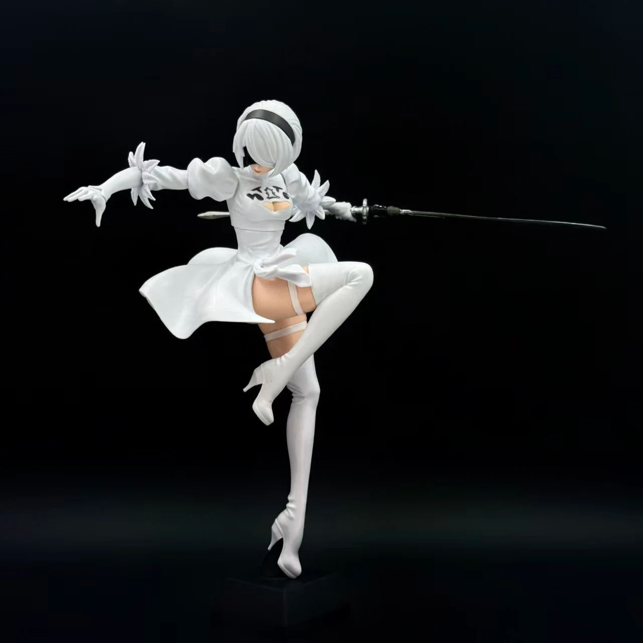 24CM NieR: Automata 2B PVC Action Figure — YoRHa No.2 Lifeform Collectible Doll | Kaine Nier Statue Gift
