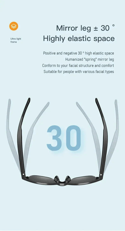 Xiaomi MIJIA Smart Sunglasses — Bluetooth Headphones with HIFI Audio, Blue Light Protection, Waterproof & Anti-UV for Men and Women
