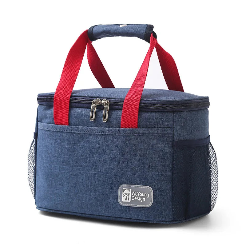 Large Capacity Thermal Insulation Lunch Bag – Oxford Cloth Food Storage Picnic Tote, Portable Cooler Box Bag