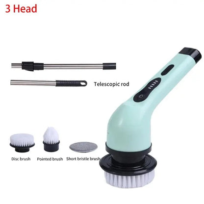 Wireless Electric Cleaning Brush – Multifunctional Rotating Brush for Bathroom, Window, Kitchen & Automotive