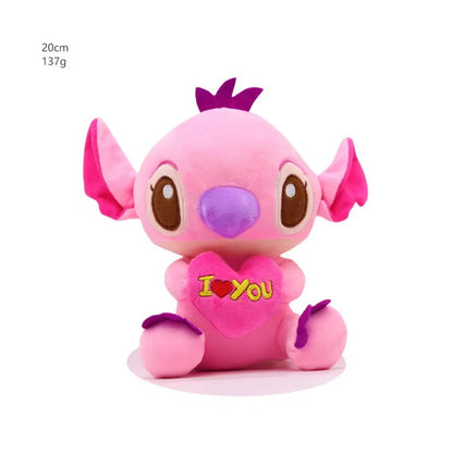 Authentic Disney Stitch Plush Toy 20-25CM - Lilo & Stitch Stuffed Kawaii Pillow Doll for Kids Birthday Gift