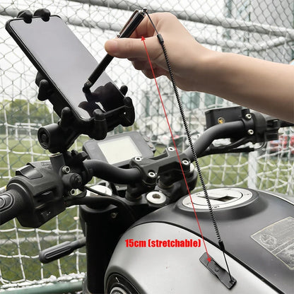 Motorcycle & Cycling Touch Pen – Universal Mobile Stylus with Spring Rope for Riding