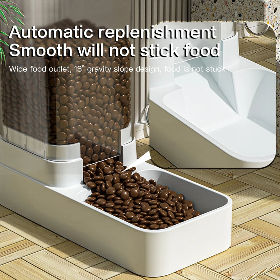 Gravity Automatic Pet Feeder – Food and Water Dispenser for Cats and Dogs