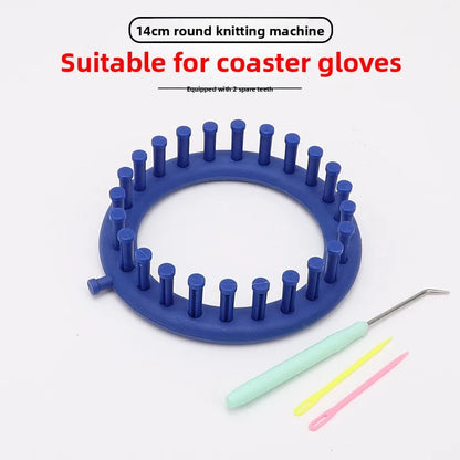 DIY Plastic Weaving Loom Kit - Portable Rectangle Knitting Tool for Handmade Wool Crafts & Sewing Projects